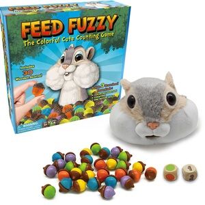 Feed Fuzzy Colorful Wood Counting Game, color, counting and coordination skills